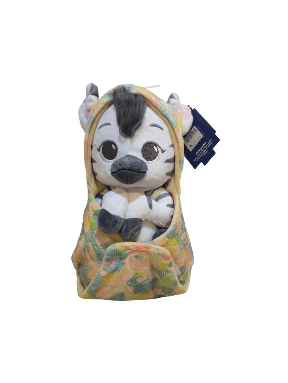 Disney Parks Animal Kingdom Baby Zebra Plush in Blanket NEW